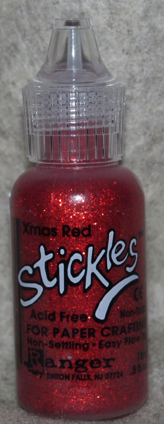 Stickles glitterlim Christmas Red 18 ml